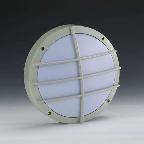 IP65 cast aluminum LED wall light with motion sensor with grid