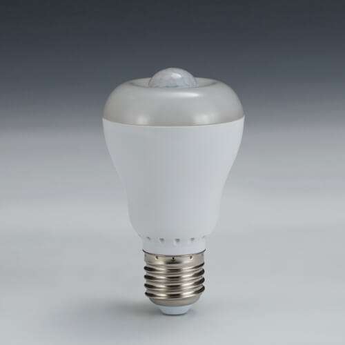 E27 PIR sensor led bulb, 5W,, CE and Rohs