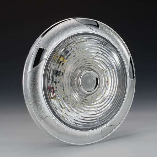 L1PIR-F Silver PIR Motion Activated Ceiling Light