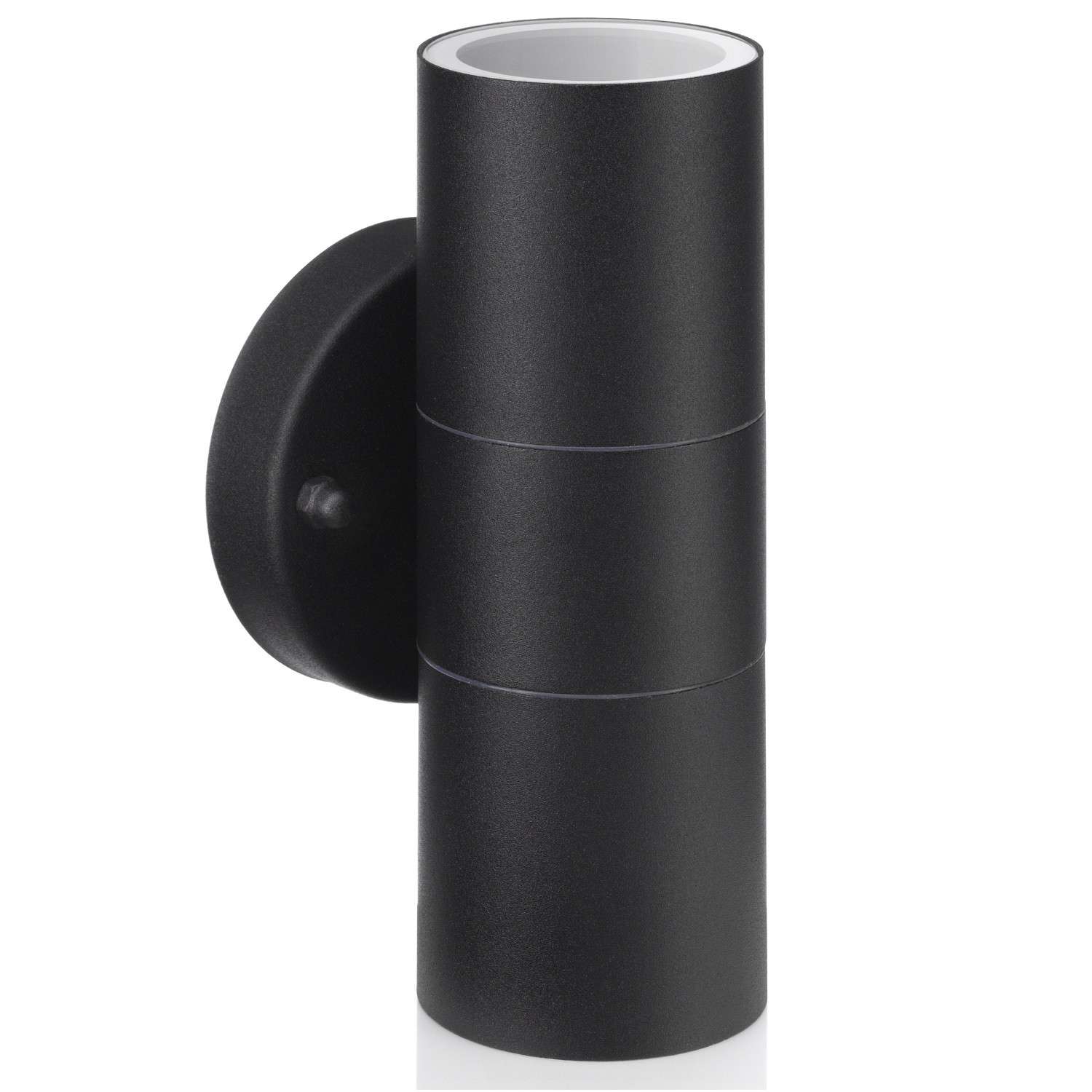 UP & DOWN BLACK OUTDOOR WALL LIGHT