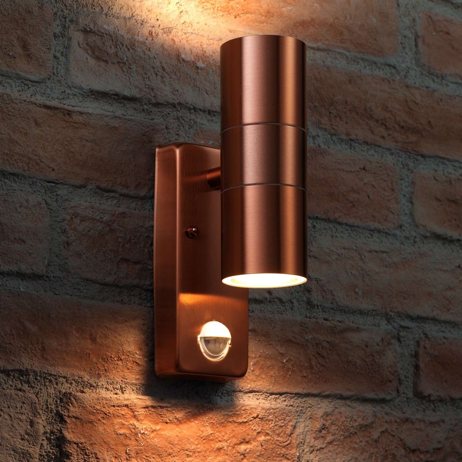 outdoor wall sconce with PIR sensor